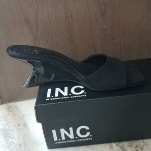 INC Wedge Slide Sandals